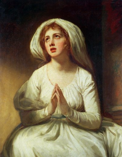 Lady Hamilton che prega da George Romney