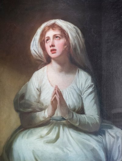 Lady Hamilton in preghiera da George Romney