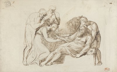 Lear risvegliato da Cordelia da George Romney