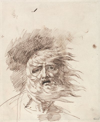 "Lear nella tempesta", Re Lear, Atto III, Scena II da George Romney