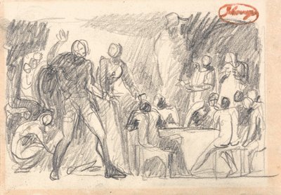 MacBeth: scena del banchetto da George Romney