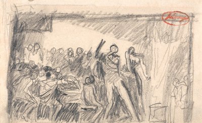 Macbeth: la scena del banchetto da George Romney
