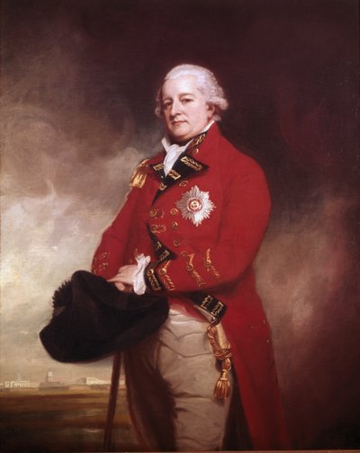 Il maggiore generale Sir Archibald Campbell di Inverneil e Ross KB, Governatore e Comandante in Capo, Madras, 1790 da George Romney
