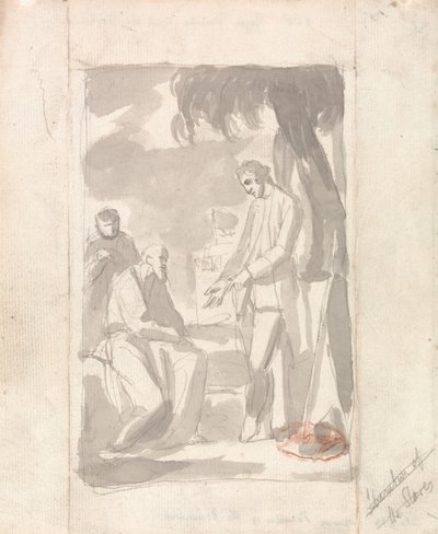 Maggiore Pierson e il Brahmano da George Romney