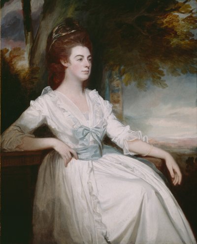Miss Clavering, 1780-82 da George Romney