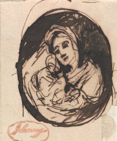 Madre e figlio da George Romney