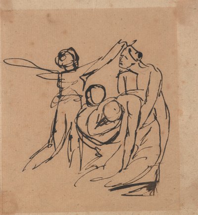 Gruppo in lutto da George Romney