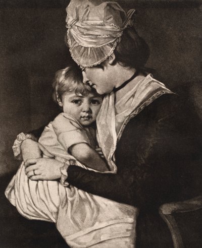 Signora Carwardine e Bambino, c1775, 1912 da George Romney