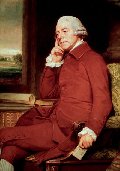 Ritratto di John Stanley (1712-1786) compositore britannico (dettaglio). Dipinto di George Romney (1734-1802) Londra, National Portrait Gallery da George Romney
