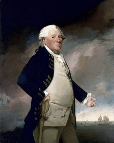 Ritratto del Vice Ammiraglio Sir Hyde Parker da George Romney