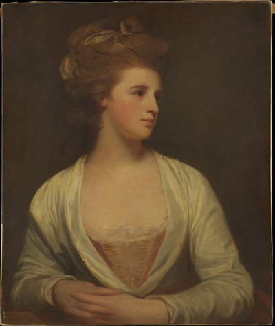 Ritratto di una donna, presumibilmente Emily Bertie Pott (morta nel 1782) da George Romney