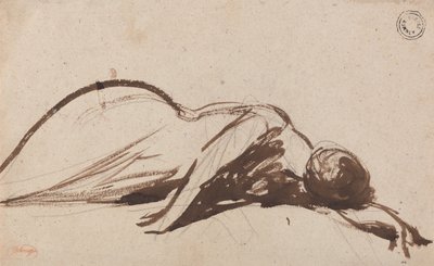Prostrate Woman da George Romney