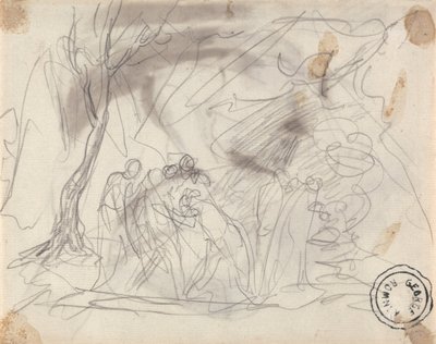 Bozzetto per Canidia e i giovani da George Romney