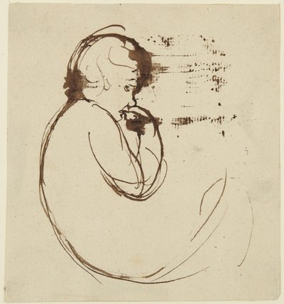 Schizzo di un bambino da George Romney