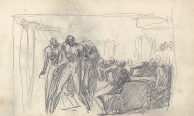 Disegno dal quaderno di schizzi da George Romney