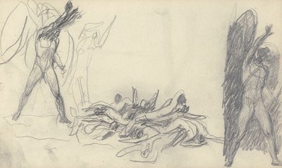 Disegno dal quaderno di schizzi da George Romney