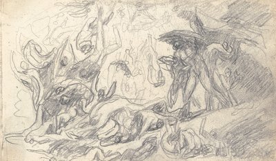 Disegno dal quaderno di schizzi da George Romney