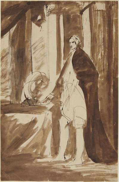 Studio per il ritratto di un uomo da George Romney