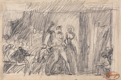 La scena del banchetto da George Romney
