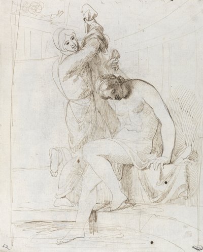 Il bagno di Betsabea da George Romney