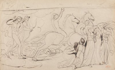 La distruzione dei figli di Niobe da George Romney