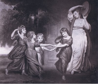 La famiglia Gower, Bibbys Annual, 1916-1917 da George Romney