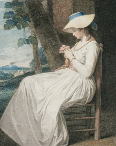 La sarta, inciso da Thomas Cheesman (1760-c.1834), pub. da John e Josiah Boydell, 1787 da George Romney