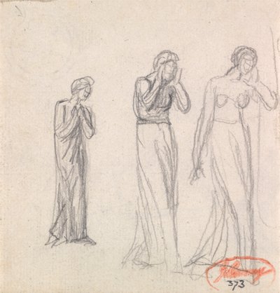 Tre donne che piangono da George Romney