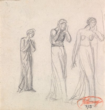 Tre donne in lutto da George Romney