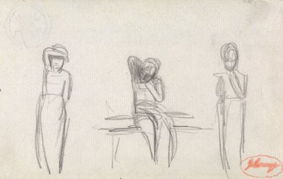 Tre studi di una ragazzina da George Romney