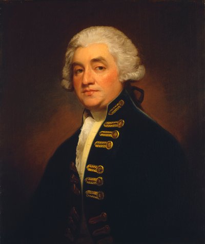 Vice-Ammiraglio Sir Joshua Rowley (1734-1790) da George Romney