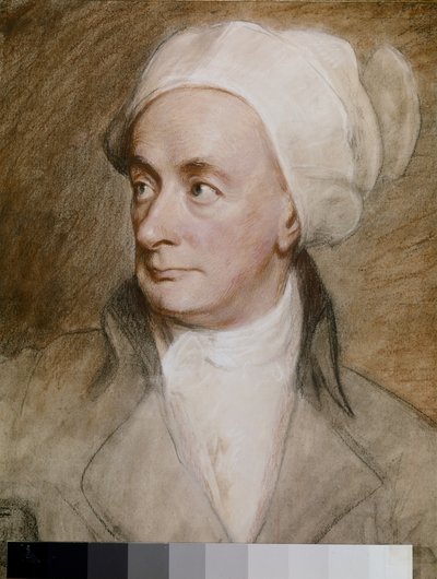William COWPER, Ritratto 1792 (carta, pastello) da George Romney