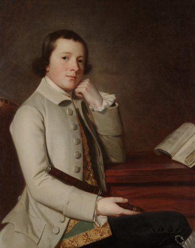Giovane con un Flauto, fine 1760 da George Romney