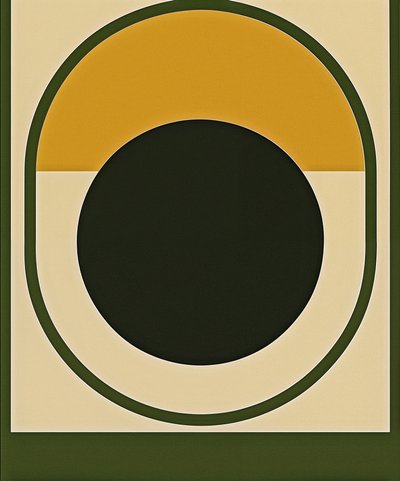 Inversione del sole nero, 2025 (acrilico su tela) da George Rosaly