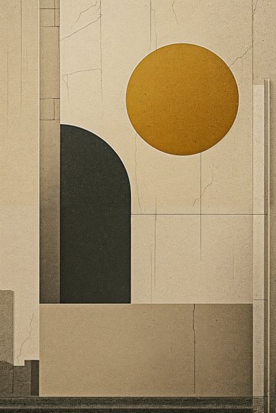 Echo Form, 2025 (acrilico su tela) da George Rosaly