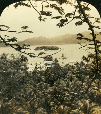 Una vista di Samarai, Nuova Guinea britannica, c1909 da George Rose