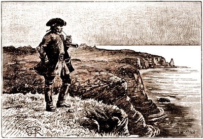 Capitano Billy Bones osserva l
