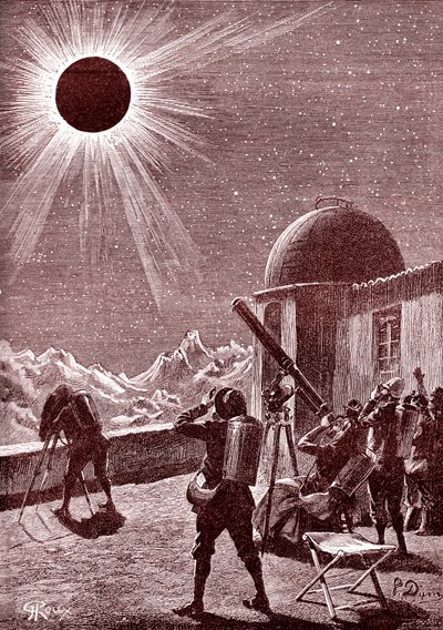 Esploratori nel deserto africano guardano l