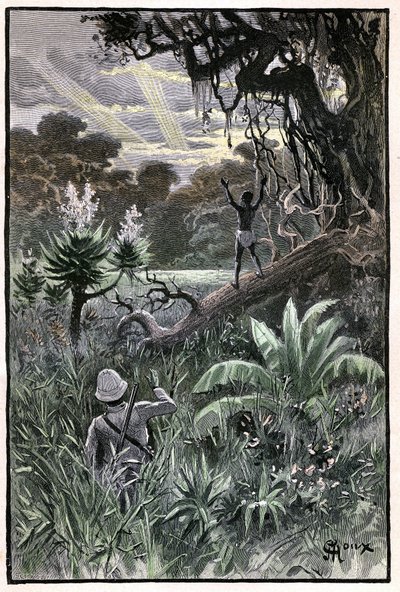 Illustrazione di George Roux per il libro di Jules Verne 