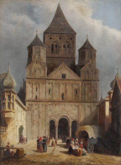 Veduta di Marmoutier, Bas-Rhin, Francia da George Row Clarke