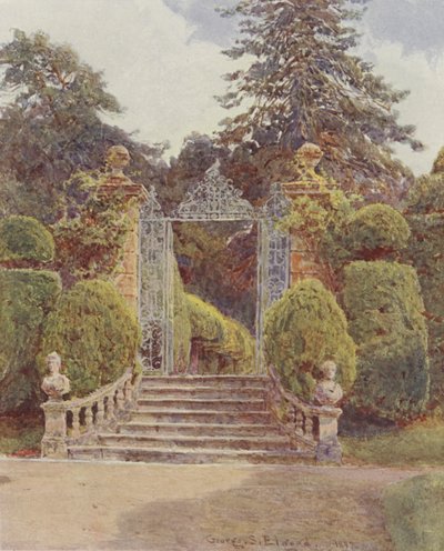 Brockenhurst, il cancello del giardino da George Samuel Elgood