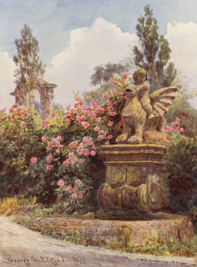 Giardini italiani: Rose cinesi, Villa Imperiali da George Samuel Elgood