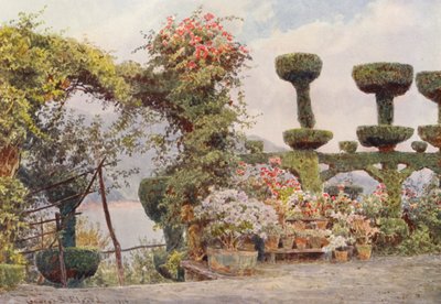 Giardini italiani: La Badia, Cortile del Monastero da George Samuel Elgood