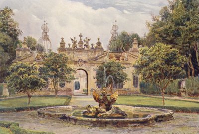 Giardini italiani: La voliera, Villa Borghese da George Samuel Elgood