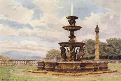 Giardini italiani: la Fontana del Drago, Villa Mondragone da George Samuel Elgood