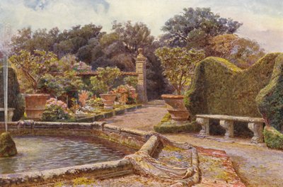 Giardini Italiani: La Fontana, Villa di Caniparola da George Samuel Elgood
