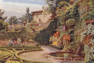 Giardini italiani: Il Palazzo dal Parterre, Villa Palmieri da George Samuel Elgood