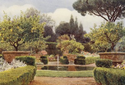 Giardini italiani: Il Parterre, Villa Colonna da George Samuel Elgood
