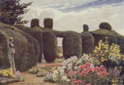 La Siepe di Tasso, Campsey Ashe da George Samuel Elgood