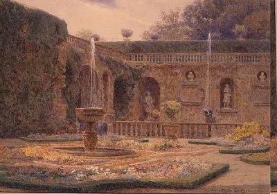Il giardino di Villa Cigogna Mozzoni da George Samuel Elgood